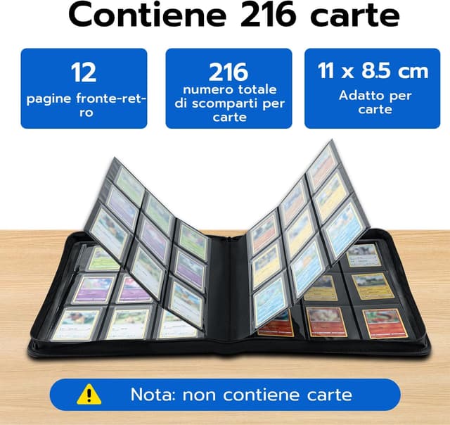 Thumbnail 3 de Tolesum Raccoglitore Carte 216 slot Blu