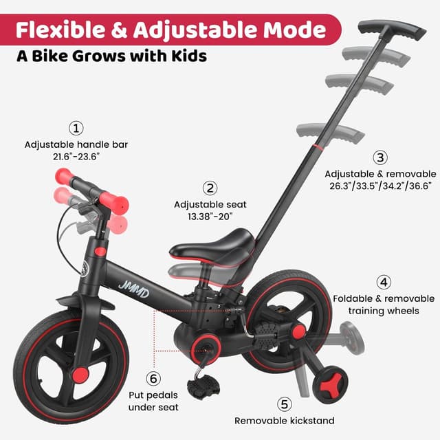 Thumbnail 3 de JMMD 6-in-1 Toddler Bike 12"
