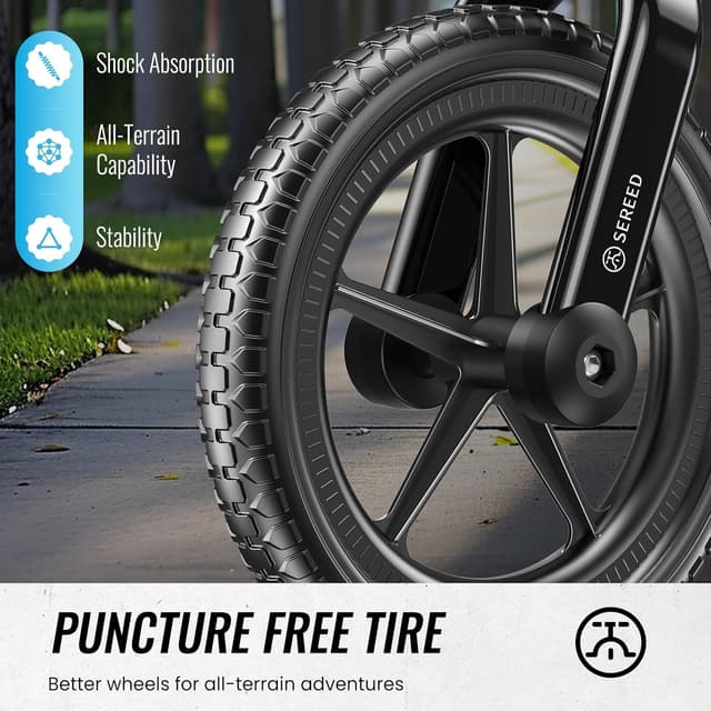 Thumbnail 5 de SEREED Toddler Balance Bike 11.8 in Seat