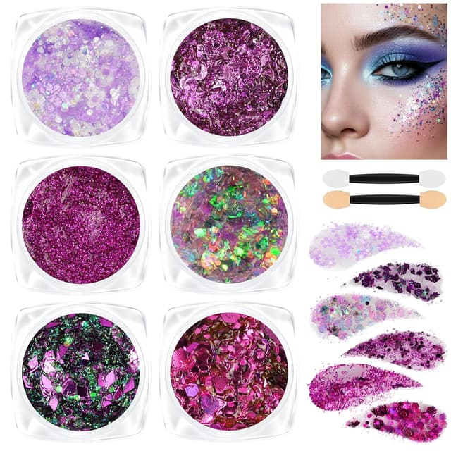 Imagen de AOOWU Body Glitter Gel 12 Farben 💄 en OfertitasTOP