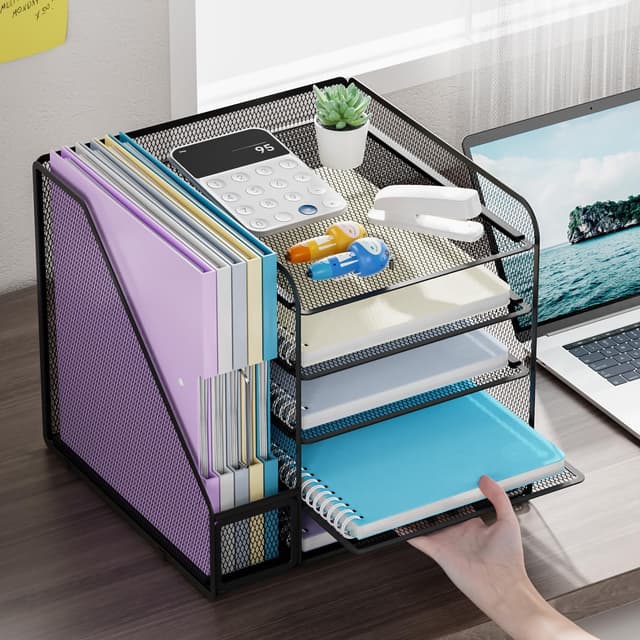 Detalle de Marbrasse Schreibtisch Organizer 5‑Fach 🗂