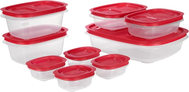 Detalle de Rubbermaid EasyStore 18-Piece Food Storage Set