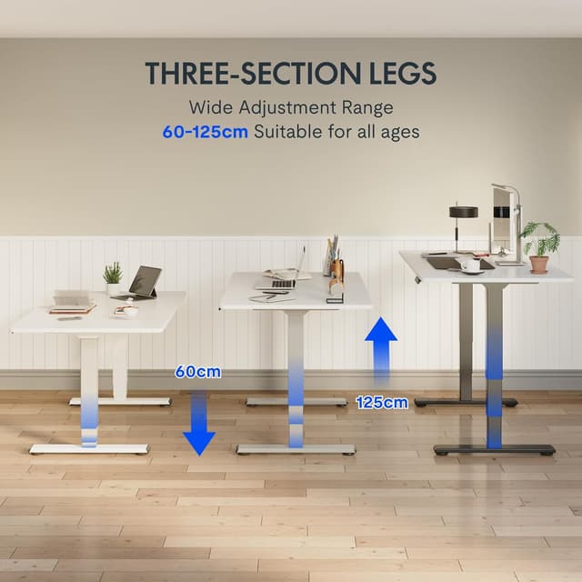 Detalle 1 de FLEXISPOT EC5 Lite scrivania regolabile 140x80