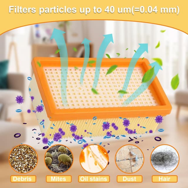 Thumbnail 5 de ACOMTUO filtre de remplacement Kärcher 4 pièces