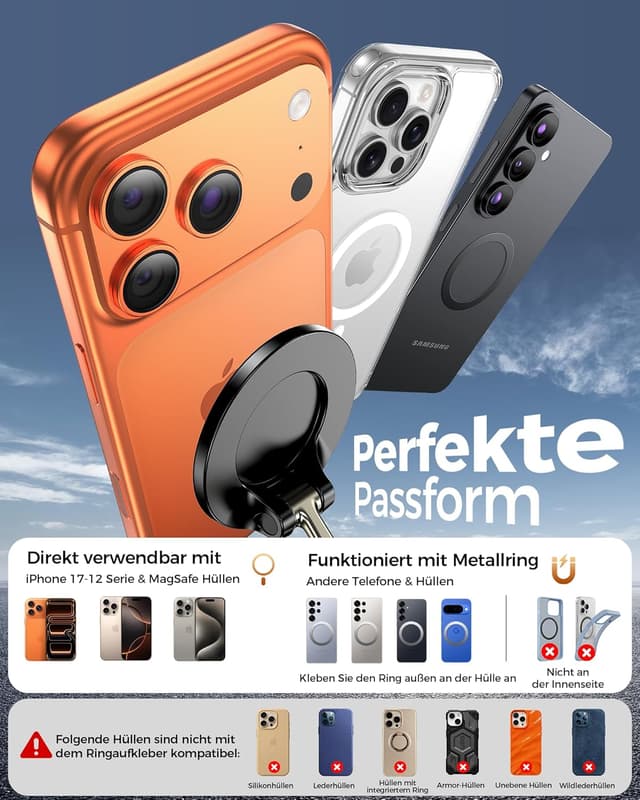 Detalle 2 de EGV Handyhalterung Auto Magnet für iPhone