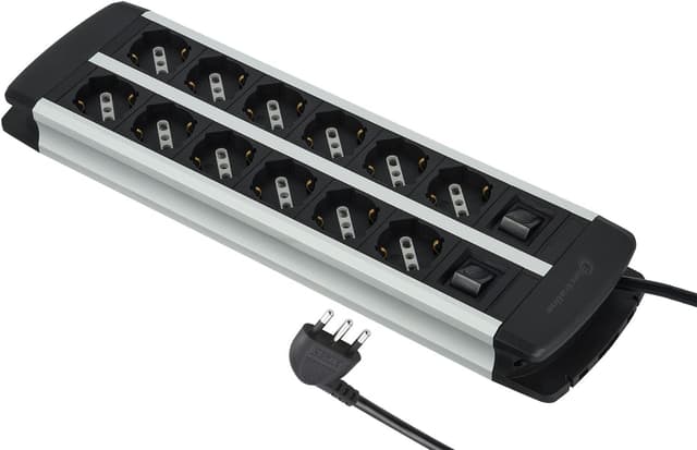 Imagen de Electraline 61916 Multipresa Alu-Line 12 posti 2 m en OfertitasTOP