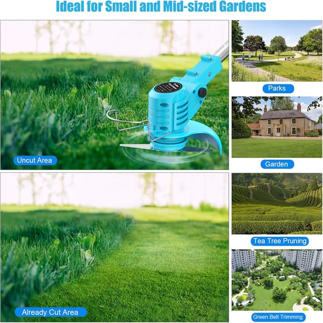 Thumbnail 6 de KUZUPRO Decespugliatore a Batteria 21V 400W