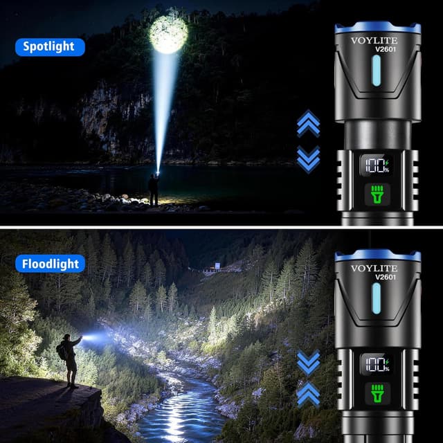 Detalle 2 de Voylite LED Torch 500000 lumen rechargeable