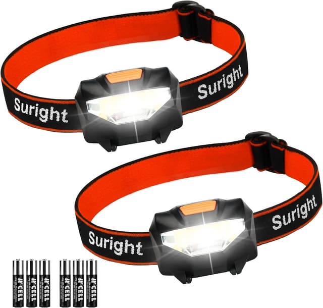 Imagen de Suright linterna frontal 2 piezas en OfertitasTOP