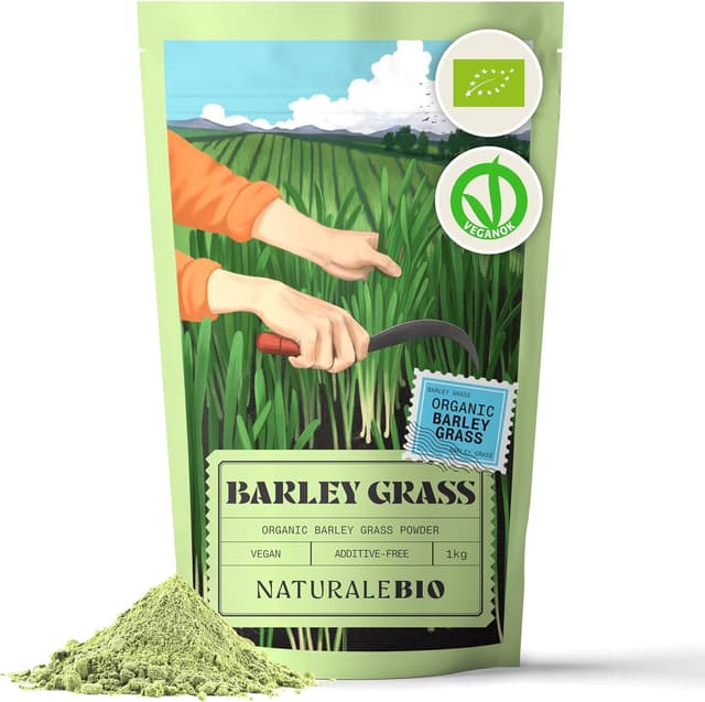 Detalle de NaturaleBio Barley Grass Powder 1kg