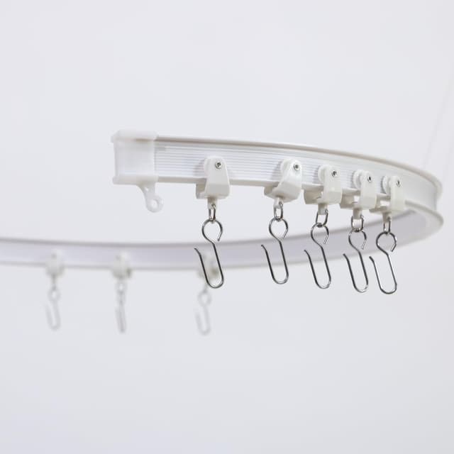 Thumbnail 6 de Taaizau Flexible Deckenvorhangschiene – gebogene Schiene zur Deckenmontage, biegsamer Raumteiler (3 Meter)