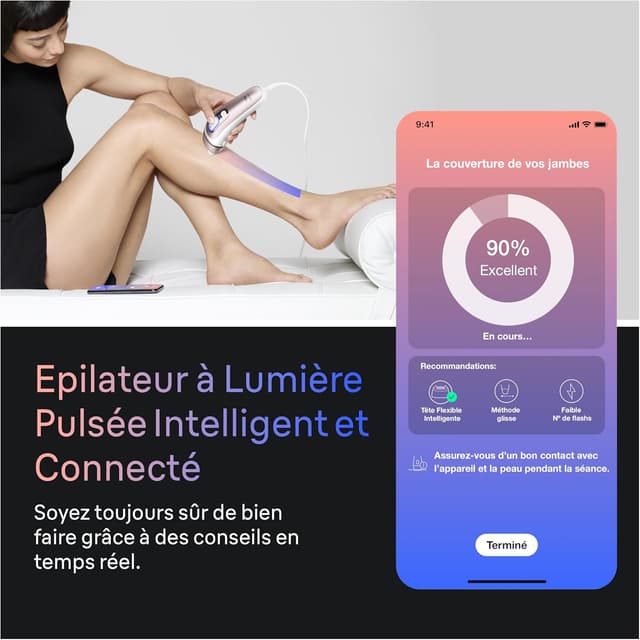 Detalle de Braun Epilateur Lumière Pulsée Luminère Pulsee Smart Skin i·expert PL7431 (kit à domicile)