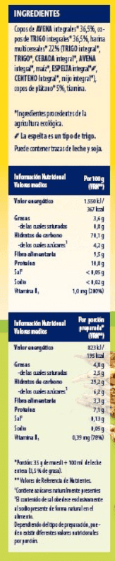 Thumbnail 1 de HiPP Biológico Mi Primer Desayuno Muesli 7 cereales +12m 6×200 g