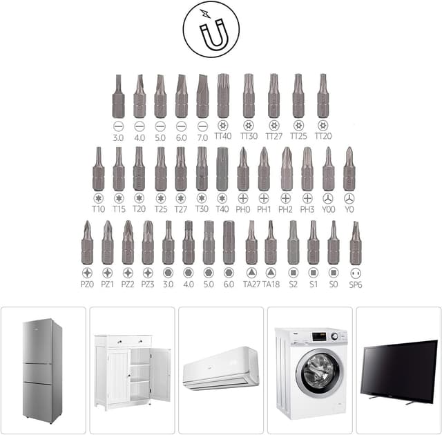 Thumbnail 5 de Amazon Basics 73-piece Ratchet Wrench Set