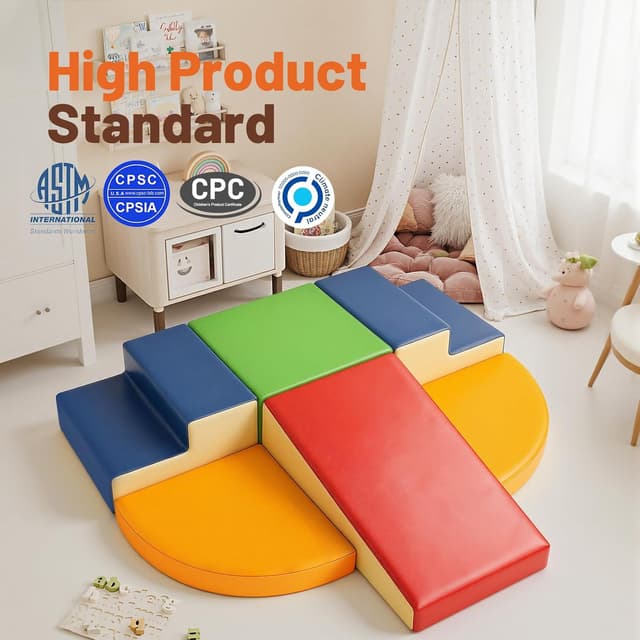 Detalle 2 de TODIBY Soft Foam Climbing Set 6-piece