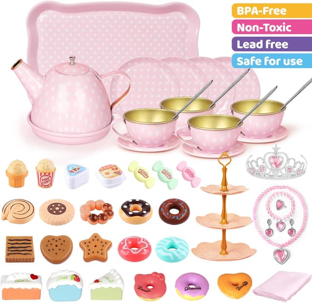 Thumbnail 2 de iAOVUEBY Tea Party Set 49pcs 🫖