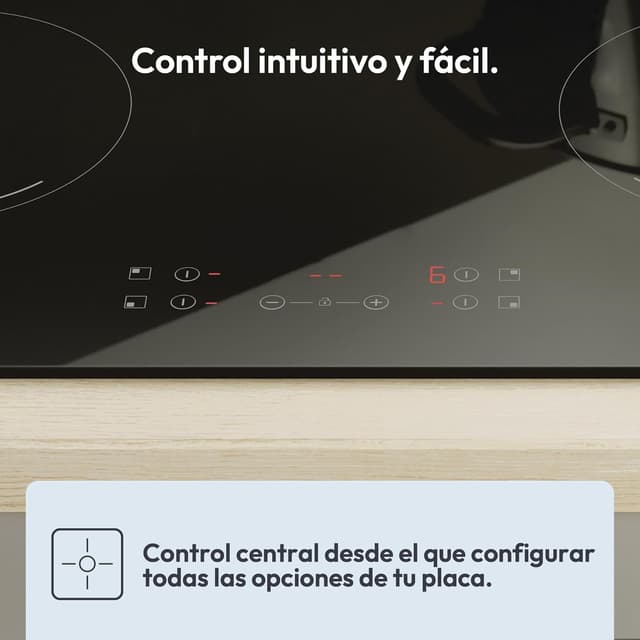 Thumbnail 3 de Candy Idea CH64CCB Placa vitro 60 cm 6,5 kW