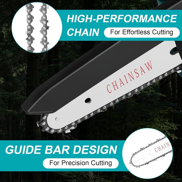 Detalle 2 de Waitley mini chainsaw for 15 cm bar