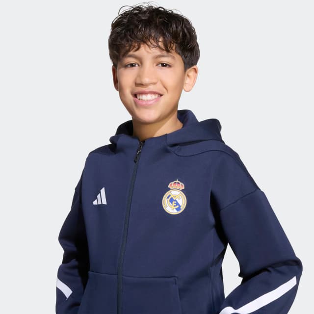 Detalle 2 de Adidas Chaqueta Himno Real Madrid CF Z.N.E. 2025-2026