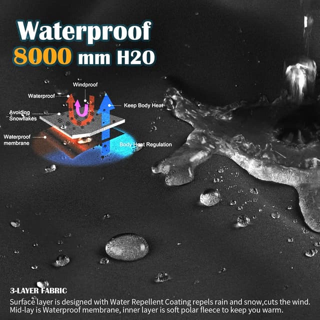 Thumbnail 2 de 33,000ft Men's Waterproof Ski Trousers 1️⃣