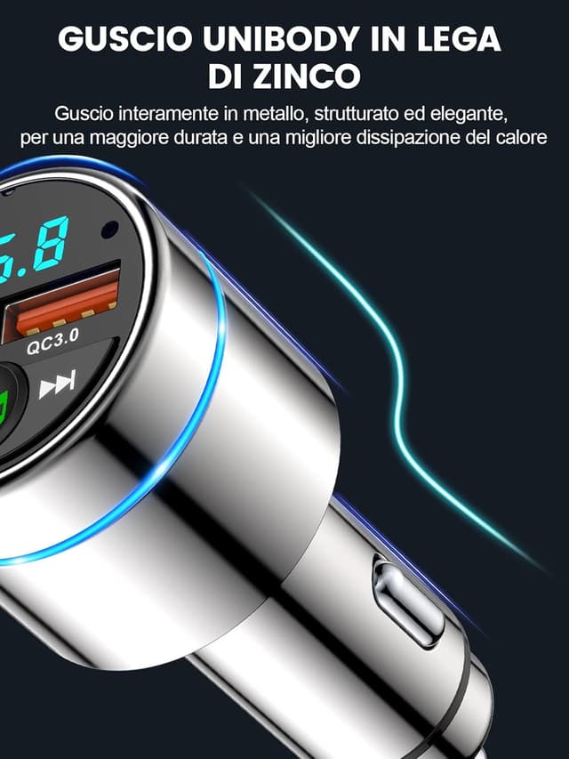 Thumbnail 6 de Mohard Bluetooth Auto 5.3 per FM