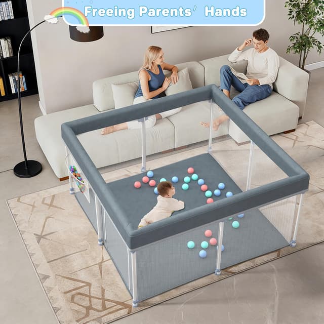 Thumbnail 2 de Yornoli Playpen 127x127cm foldable play area