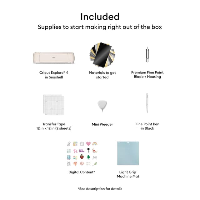 Thumbnail 1 de Cricut Explore 4 smart cutting machine 30 ✂