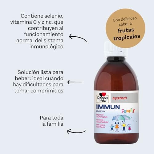Thumbnail 3 de Doppelherz IMMUN family 250 ml — vitamina C y zinc para el sistema inmunológico 🩺