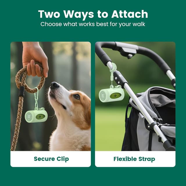 Detalle 2 de PawView Manual Retract Dog Poop Bag Holder 105