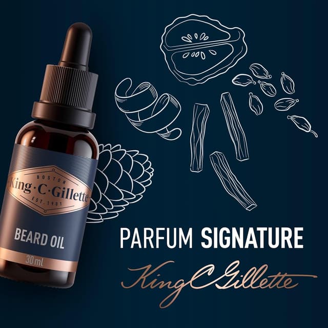 Thumbnail 1 de King C. Gillette Huile à barbe 30 ml