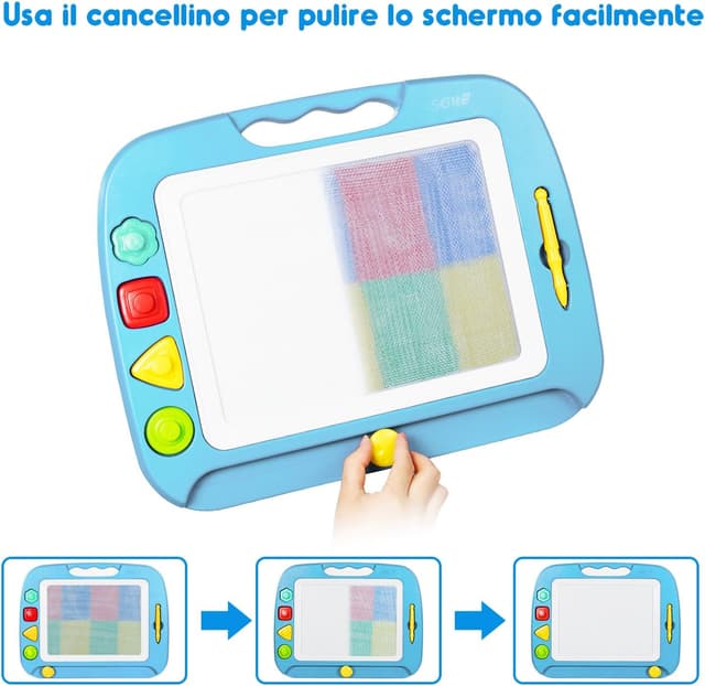 Detalle 1 de SGILE Lavagna magnetica bambini 42 x 32 cm