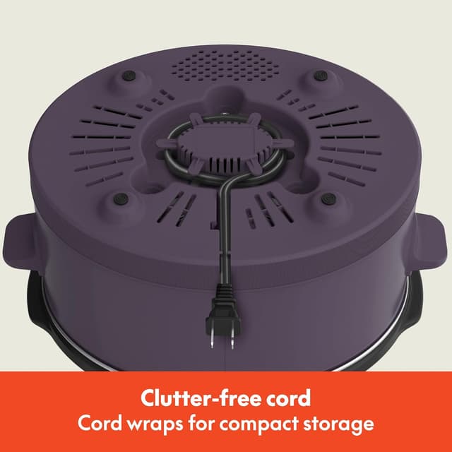 Thumbnail 6 de bella 6.0 Qt Manual Slow Cooker in Plum (Ceramic Nonstick, 3 Heat Settings)