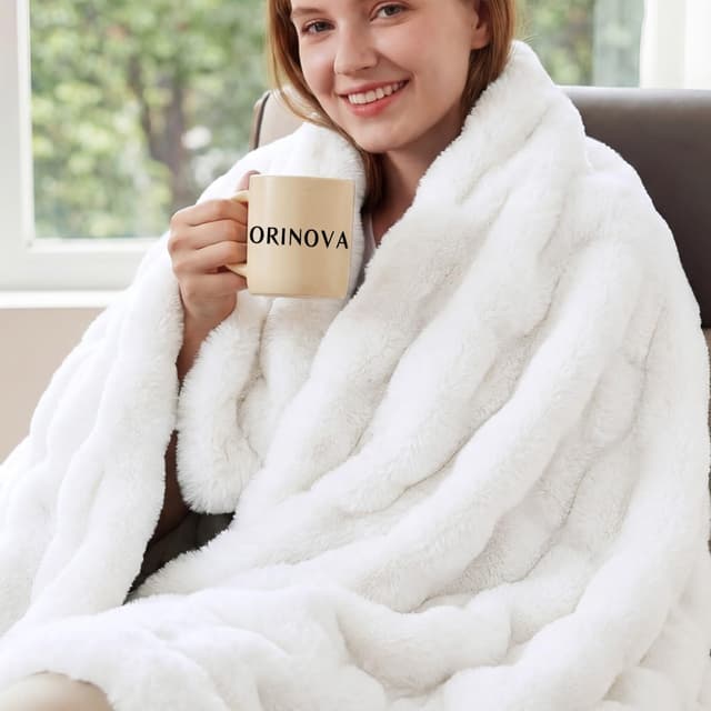 Detalle de ORINOVA couverture fausse fourrure 130x150