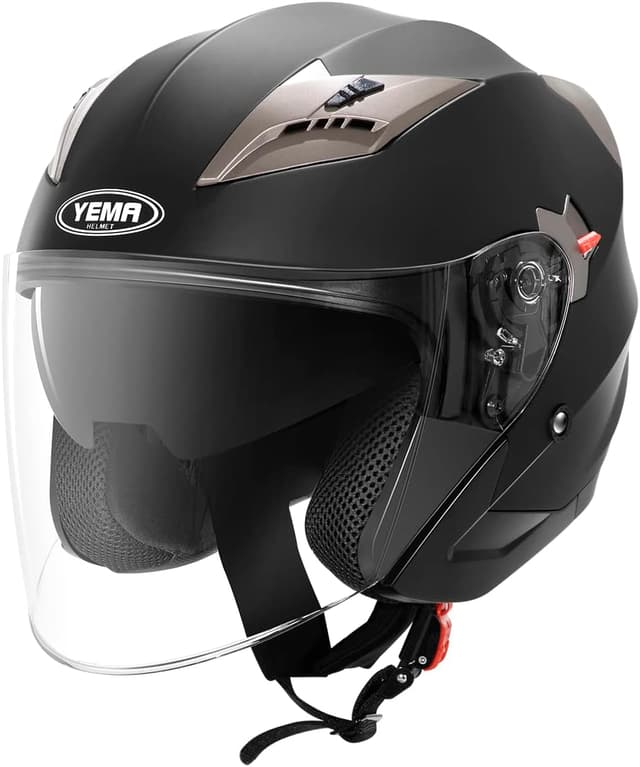 Detalle de YEMA YEMA Motorradhelm Jethelm ECE 22.06 XL