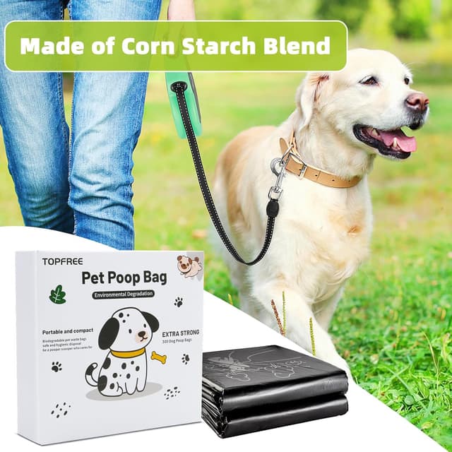 Detalle 2 de Topfree Poo Bags 300 Extra Thick dog waste bags