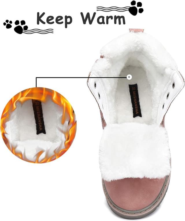 Thumbnail 4 de Mishansha Kinder Winterschuhe gefüttert Boots