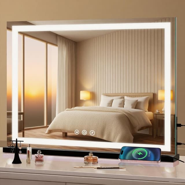 Thumbnail 6 de Halumao Hollywood Vanity Mirror 58x48cm