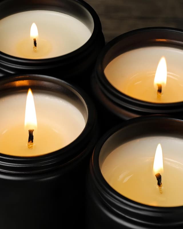 Thumbnail 5 de AOOVOO Scented Candles for Men 4-Pack 200-Hour Burn Time