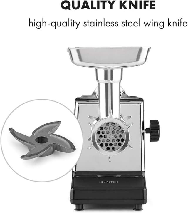 Thumbnail 3 de Klarstein Kraftprotz Picadora de Carne 700W, 2 Velocidades 🥩