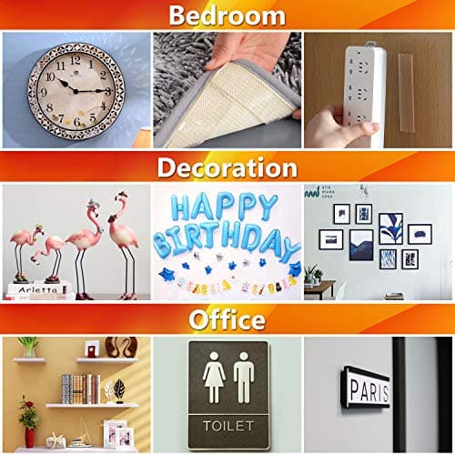 Detalle de Winline cinta adhesiva de doble cara extra fuerte (transparente y extraíble) 3M x 30mm x 2mm