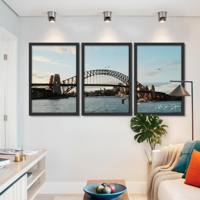 Thumbnail 5 de QPQIYIY Bilderrahmen 40x60 cm 3er Set