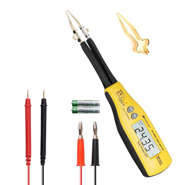 Detalle de HoldPeak Digital SMD Tweezer 990C Tester