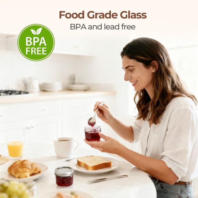 Thumbnail 6 de ComSaf Mini Mason Jars 4oz 🫙