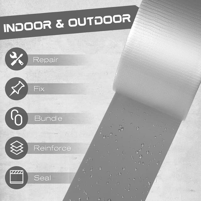 Thumbnail 2 de 3 Rolle Panzertape 48mm x 18m 210μ Silber