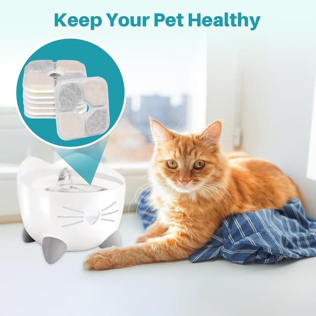 Thumbnail 4 de PARTSEE 20 Stk Katzenbrunnenfilter 🐱