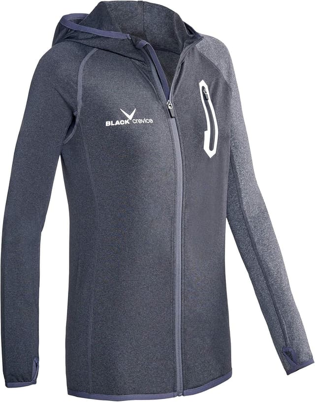 Detalle de Black Crevice BCR297980 – Veste micropolaire à capuche pour femme, légère et respirante