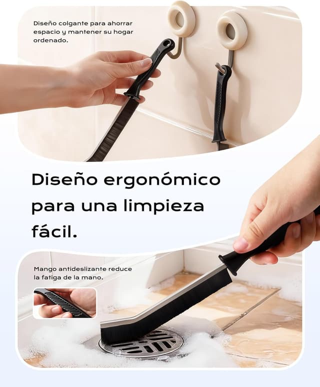 Thumbnail 4 de Cepillo juntas limpieza hogar 10 unidades