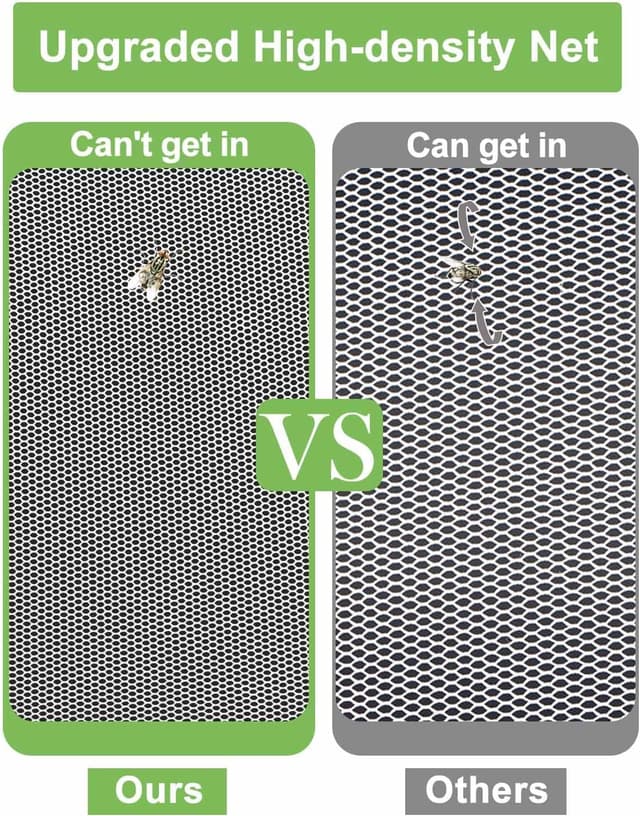 Detalle de Lauon Large Food Cover 6-Pack Mesh Food Tent, 17x17 White Nylon Covers