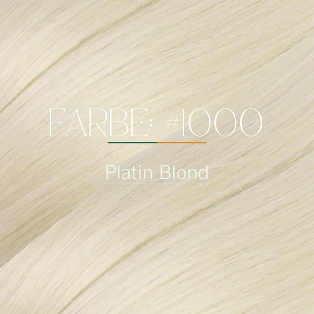 Detalle 2 de Easyouth Bondings Echthaar Blond 50cm