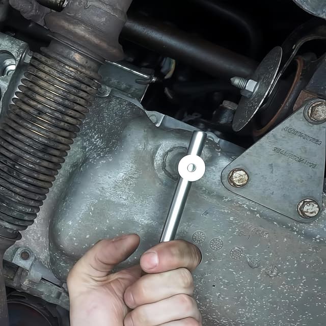 Detalle de CCLIFE kit bouchon de vidange 21 pièces en entraînement 3/8" avec poignée coulissante